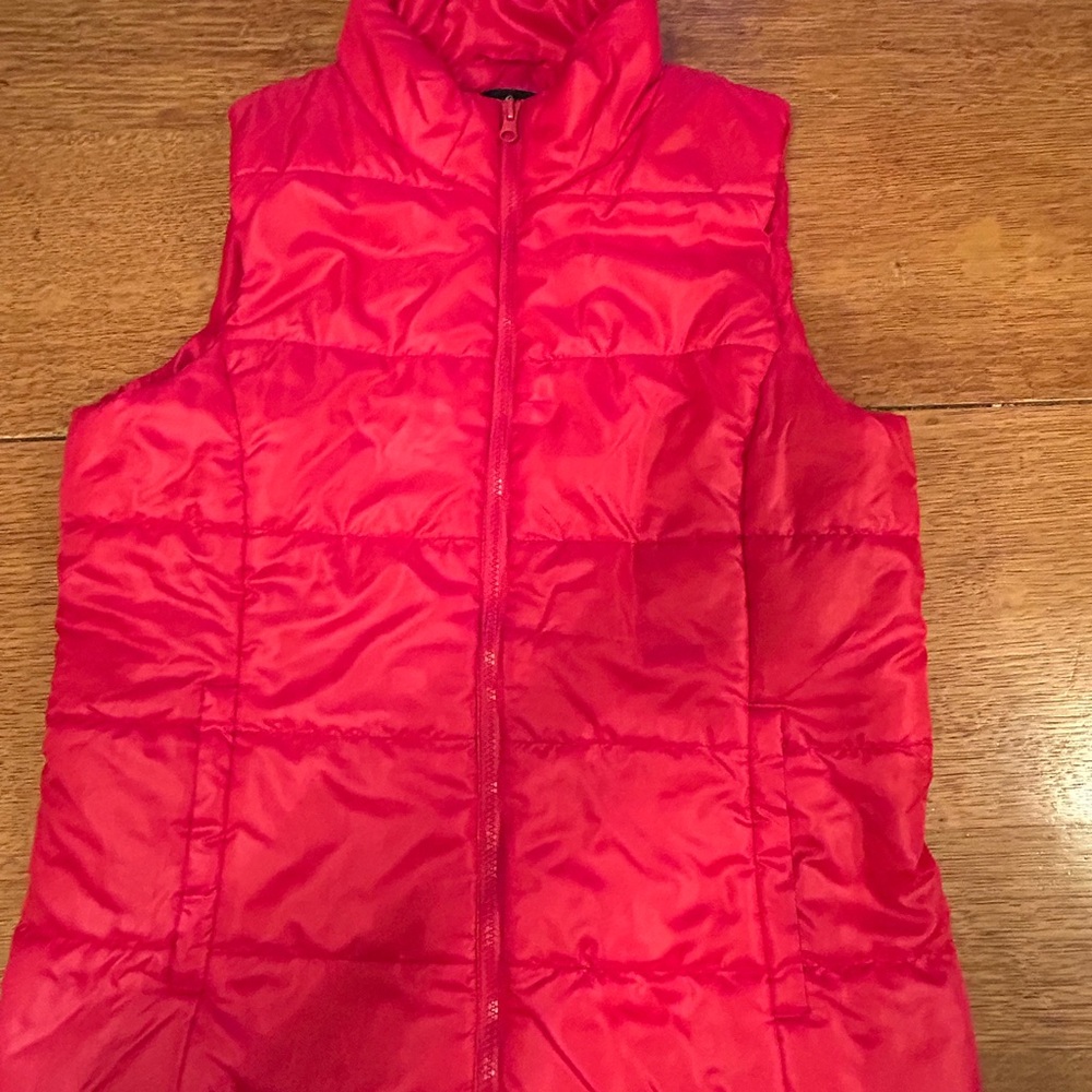 Women's Red Puffer Vest from Jackson Hole
